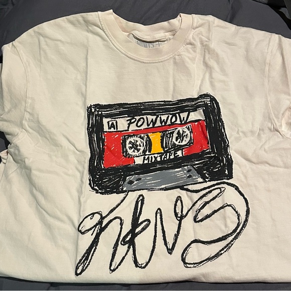 The NTVS PowWow Mixtape Sketch Native American Shirt - Picture 1 of 5